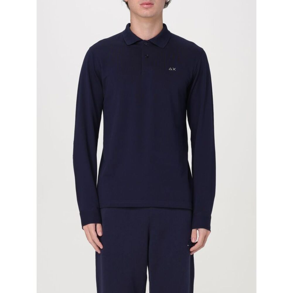 Sun 68 Polo Shirt Men Blue